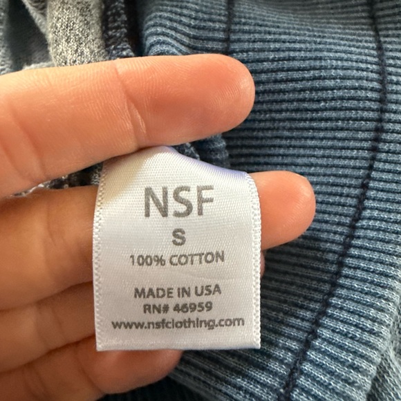 NSF Blue Distressed Joggers - Picture 5 of 8